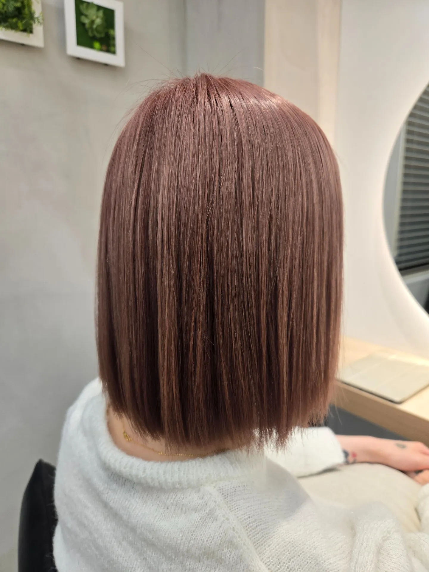 ピンクベージュカラー☆